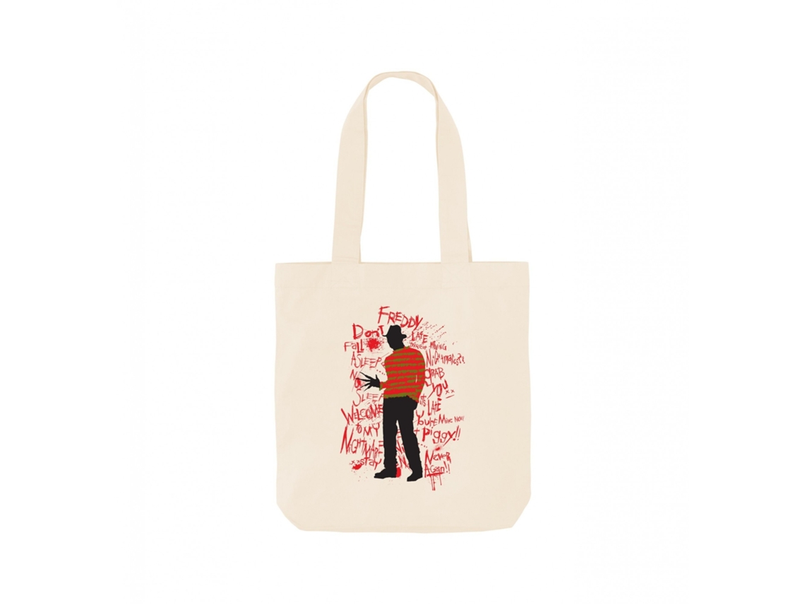 Bolsa AQUAFORGE, Nightmare on Elm Street, Freddy Krueger, Tygväska, One Size, Natural