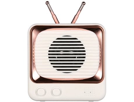 Coluna Bluetooth RITTEREC DW02 (Branco - 3 W - Alcance: até 10 m)