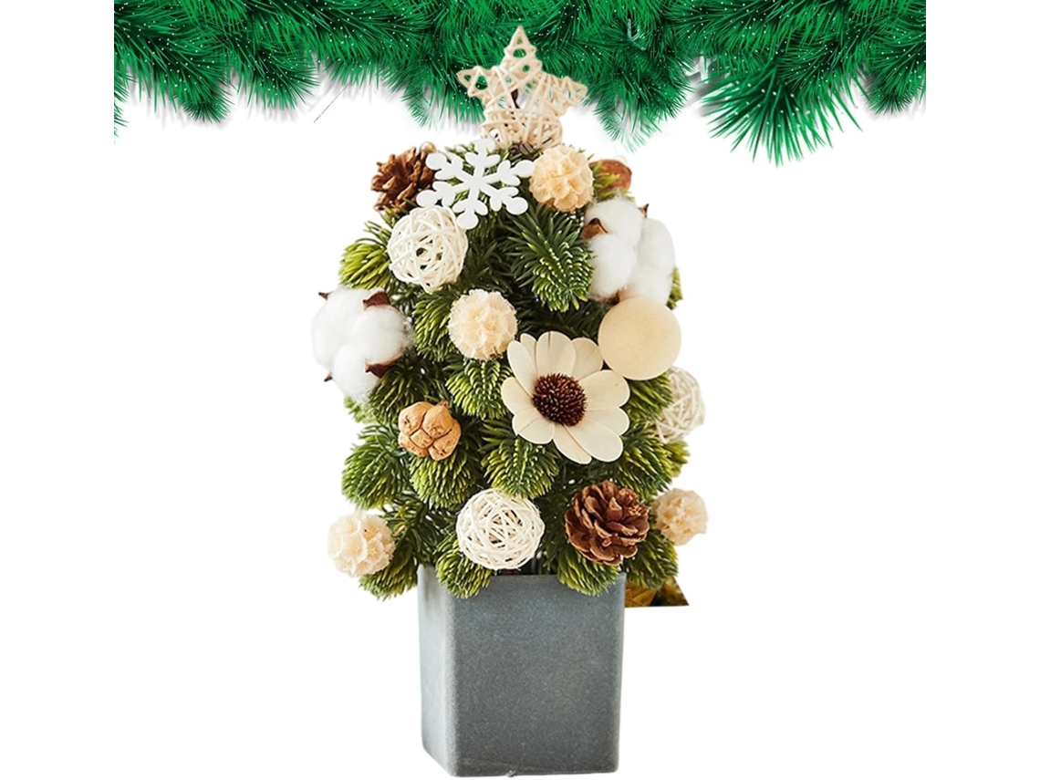 Árvore De Natal Artificial Para Decoração De Mesa Em Festas |