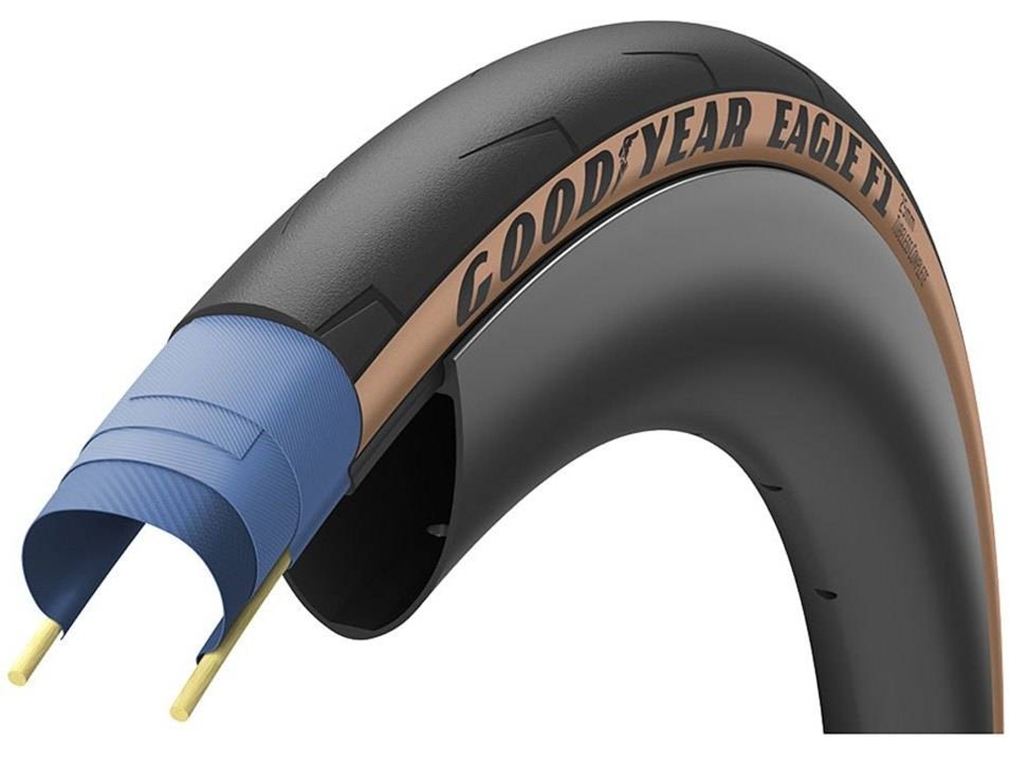 Pneus para Ciclismo Estrada GOODYEAR Estrada Eagle F1 120 Tpi Tlc Tubeless