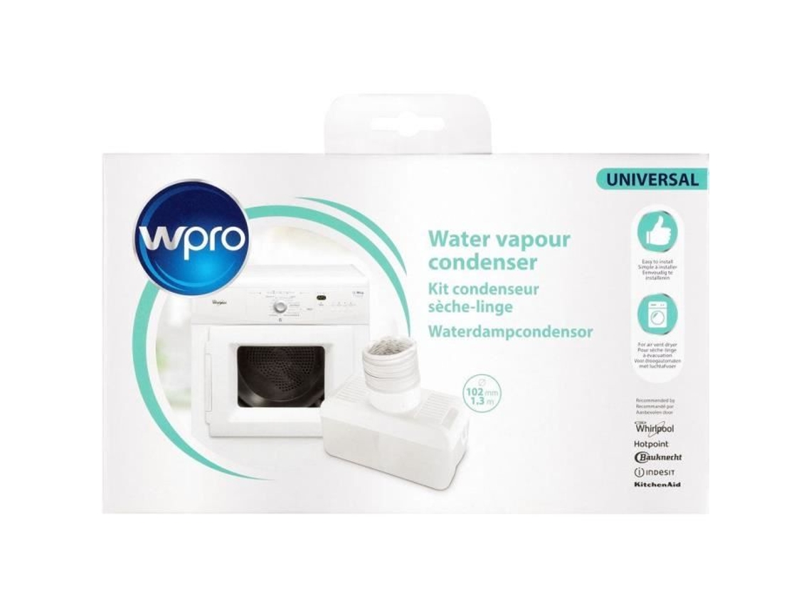 Condensador Universal para Secadoras WPRO Ucd003 Diâmetro 102 Mm Comprimento 1300 Mm
