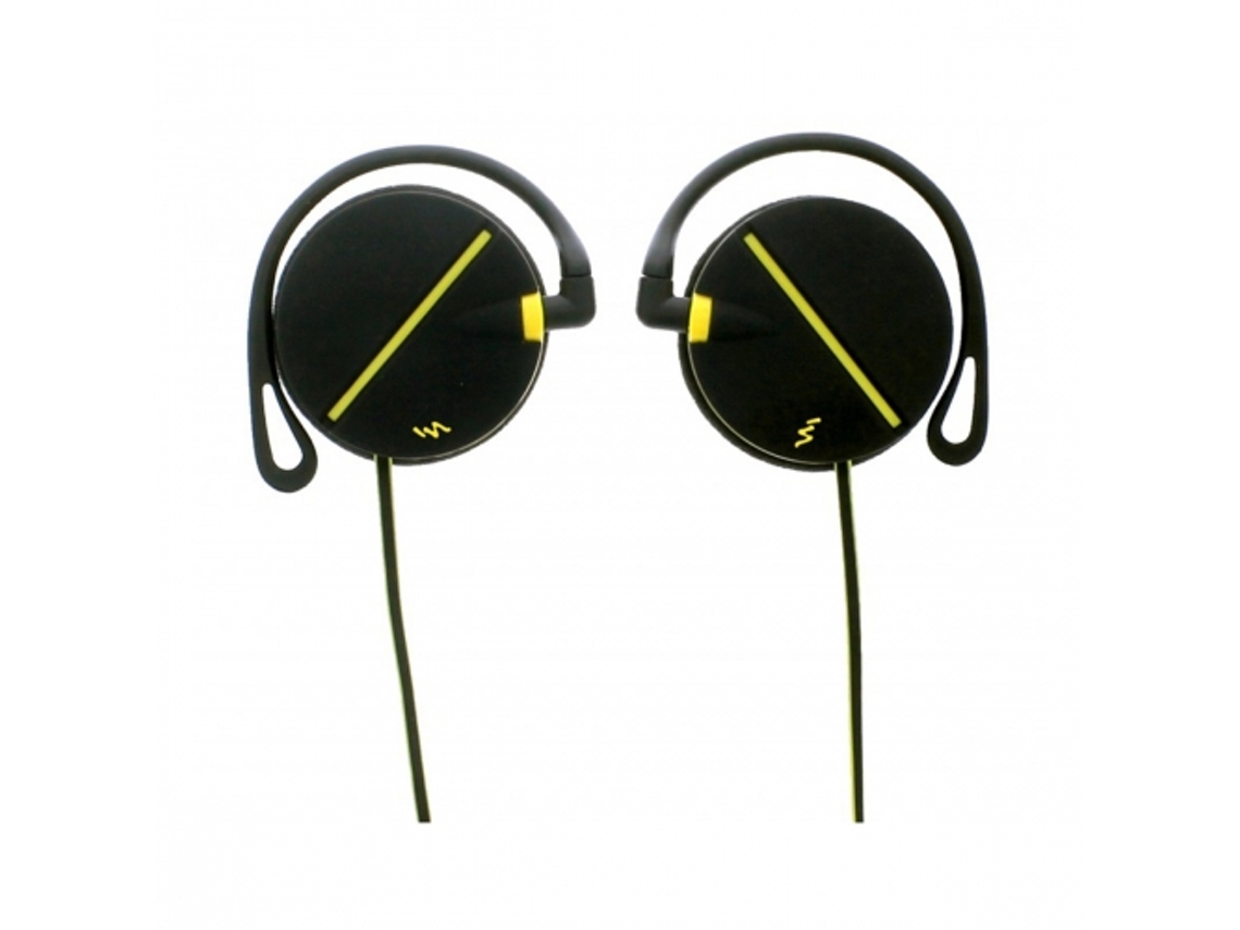 Auscultadores com Fio TNB Sport Clip (On Ear - Preto)