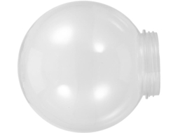 Globo de Acrílico Transparente e Resistente para Substituição em Aberturas de Lâmpadas Externas. SFUSHOS