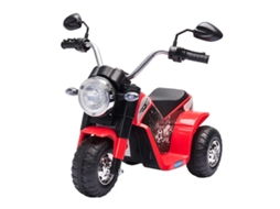 Triciclo Elétrico 6v 18-36 Meses, Luzes E Efeitos Sonoros, 72x57x56cm, Vermelha