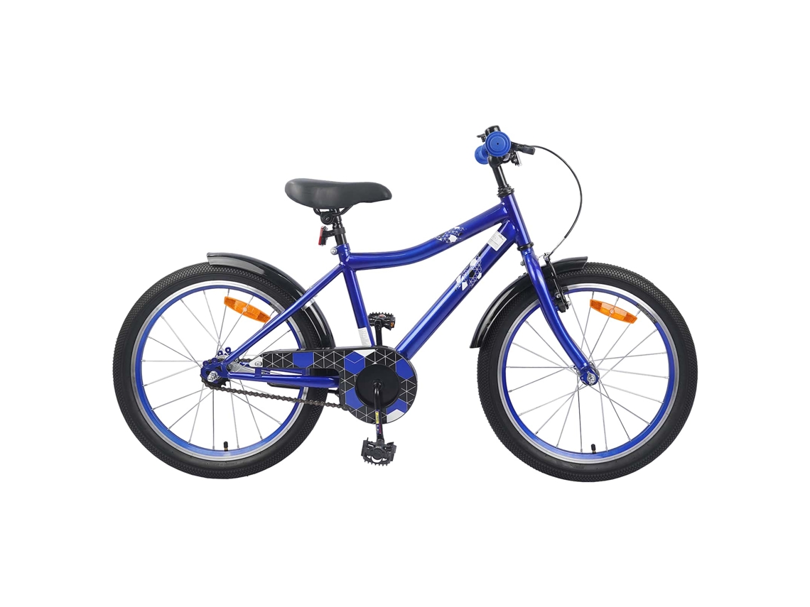 Vidaxl Bicicleta Infantil 20 Polegadas Para 6-11 Anos Azul Escuro