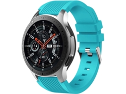 Pulseira De Relógio Lurelia Em Silicone Macio De 22 Mm Compatível Com Samsung Galaxy Watch 3 45 Mm/huawei Gt 2 46 Mm Turquesa
