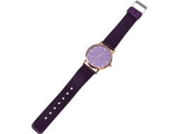 Relógio Feminino GOKOCO com pedras brilhantes e pulseira de metal