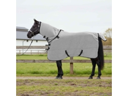 Vidaxl Cobertor De Cavalo Cinza Claro Total E Rosa 165 Cm