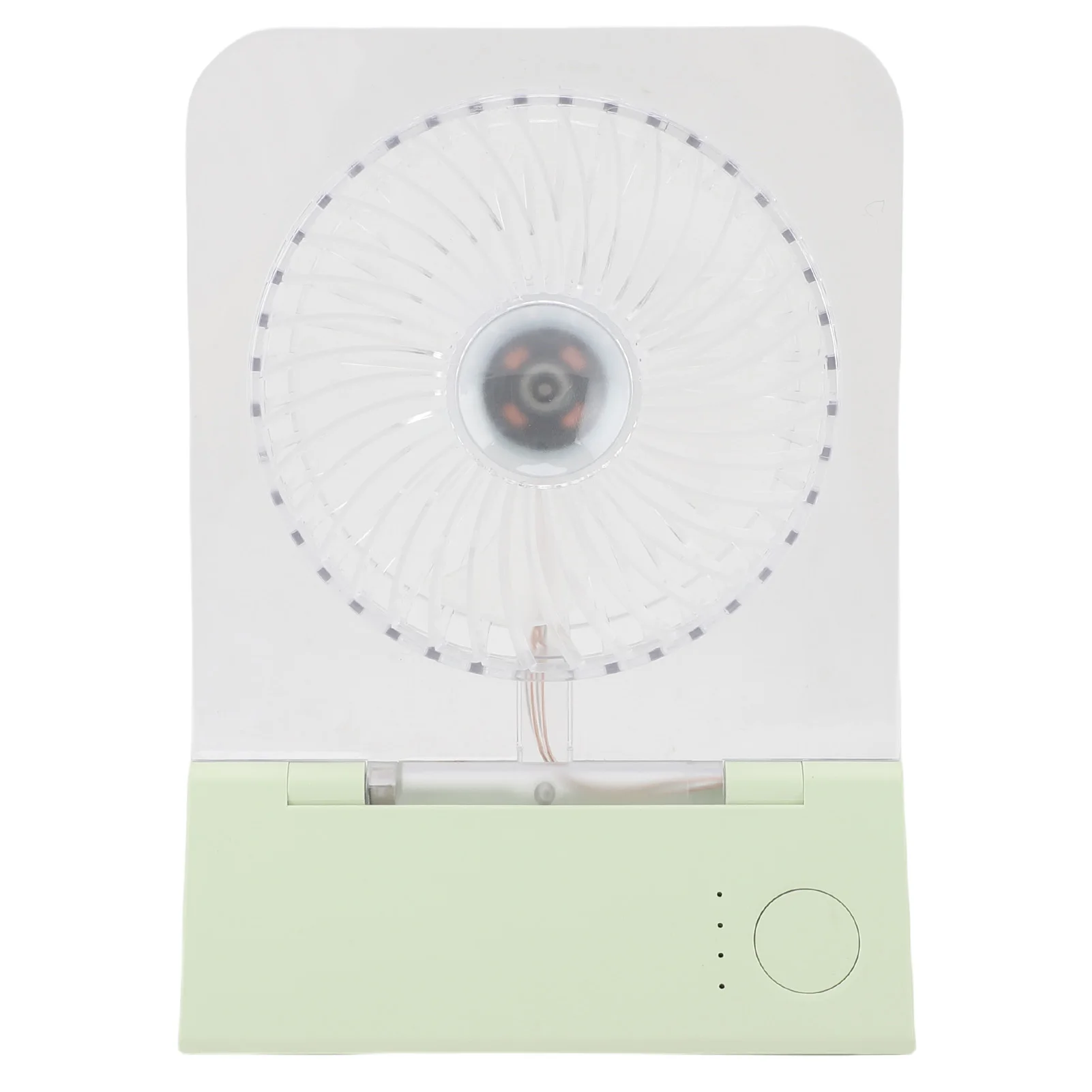 Ventilador portátil MDUG de mão, carregador portátil, silencioso, com faixa para pescoço (20x5x3 cm)