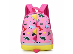 Mochila Eifson Dinossauro para Crianças de 2 a 6 Anos, Rosa Claro