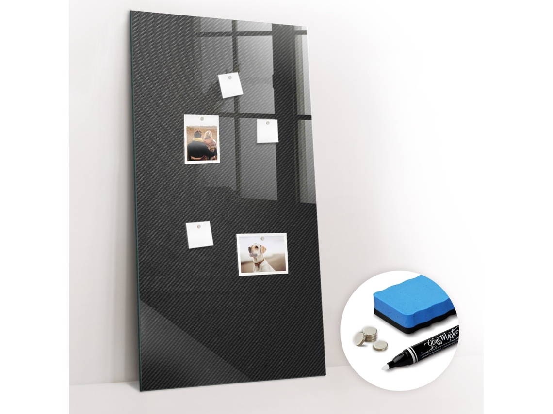 Quadro Magnético Decorativo Padrão Escuro Para A Sala De Estar Espelharte (60x120 Cm)