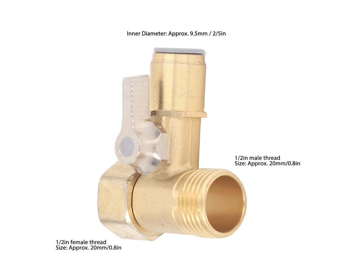 Laxiscreed Adaptador De Água Com Conexão Rosca E Divisória De Três Vias