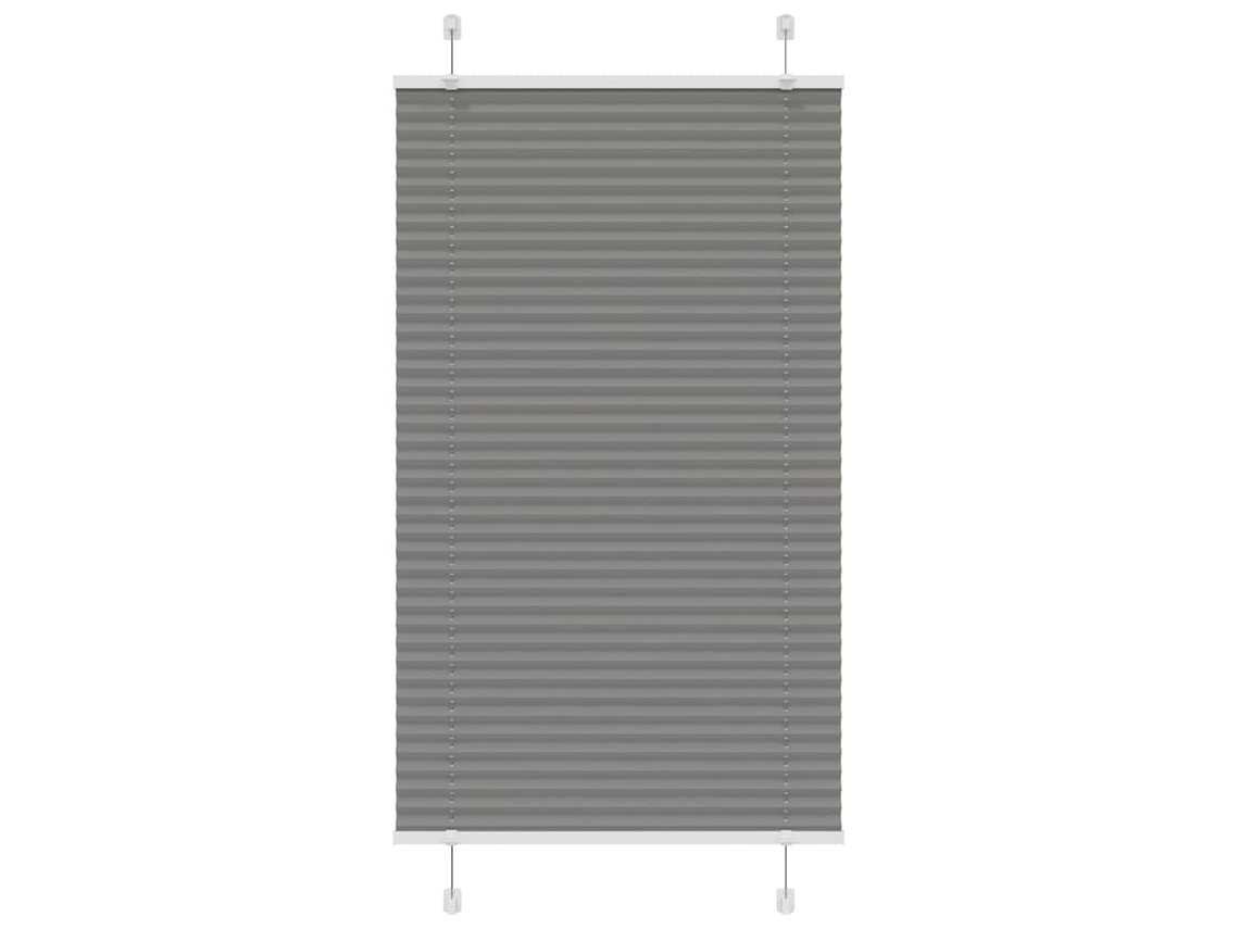 Vidaxl Antracite Plissada Cega 80x150 Cm Largura Tecido 79,4 Cm
