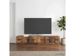Vidaxl Gabinete Para Tv Com Gaveta Madeira Antiga 147 X 34,5 X 27 Cm
