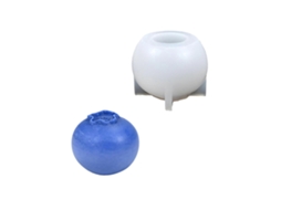 Formas De Silicone 3d Fáceis De Limpar, Perfeitas Para Assar Chocolate, Velas E Bolos Com Desenhos De Frutas. Multicoloridas.