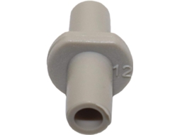 Conjunto de 100 Adaptadores Conector Mangueira 6mm, Reto, Branco, para Irrigação, Conexão Rápida 1/4, S/MARCA