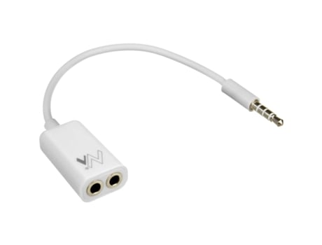 Adaptador de Microfone+Auscultador 2Xjack 3,5 para 1Xjack 3,5 MACLEAN ENERGY
