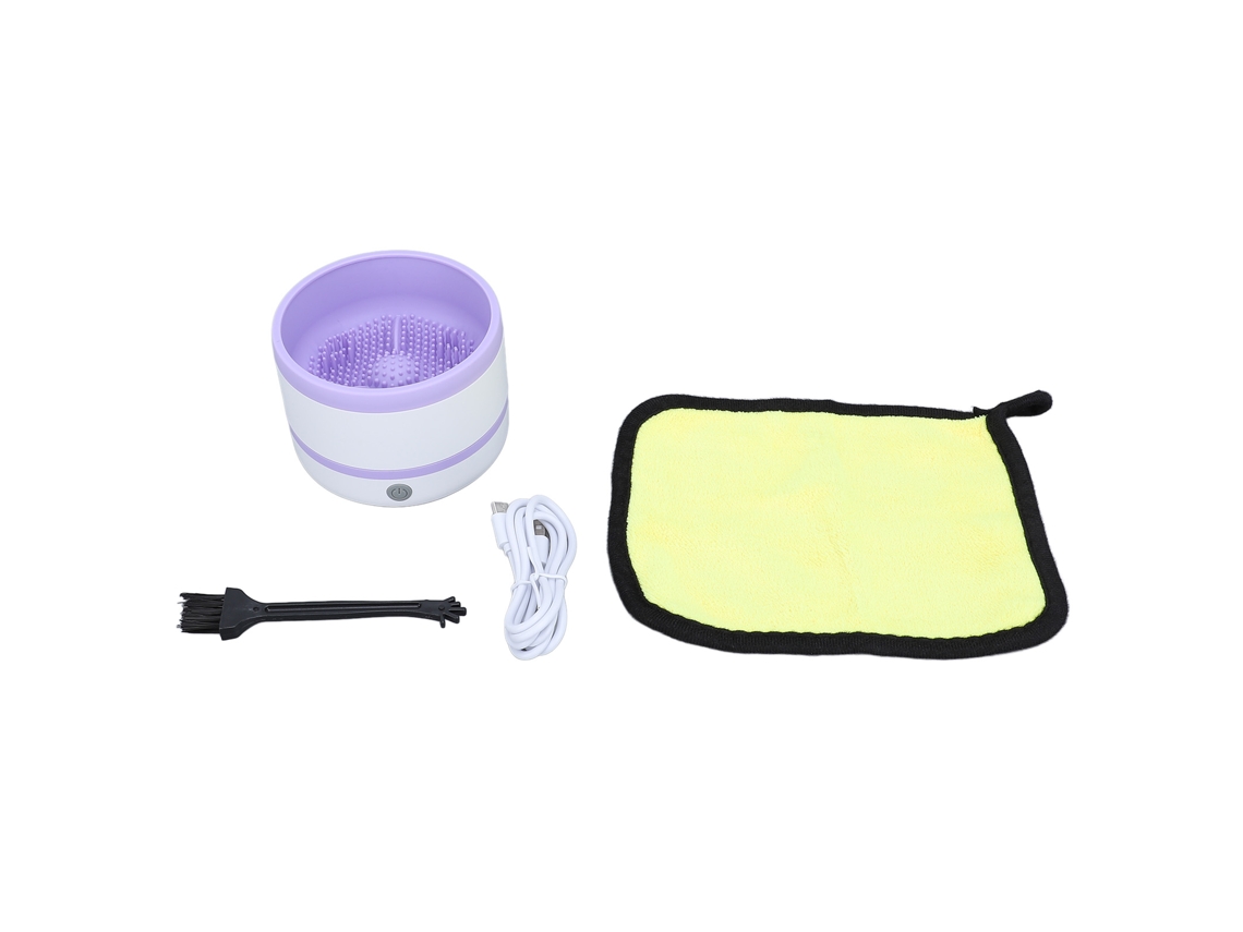 Limpiador Automático De Pinceles De Maquillaje Eléctrico Portátil