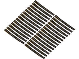 Pulseiras Vip Para Eventos E Shows, Pulseiras De Identificação Em Poliéster Dourado, Pacote Com 50 Unidades Para Acesso