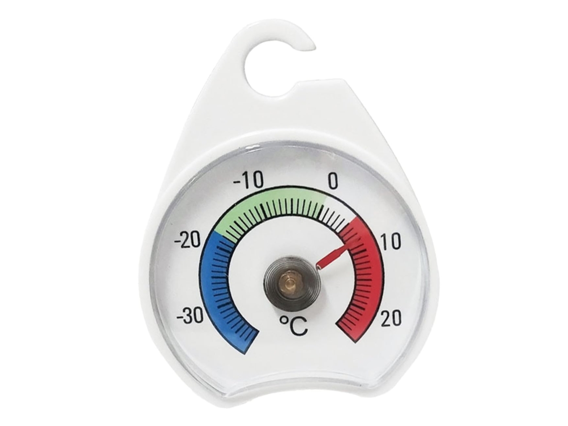 Termômetro Analógico Para Geladeira Lifkome Com Visor Nítido, Feito De Plástico E Resistente A Altas Temperaturas, Ideal