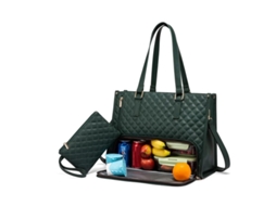 Bolsa Térmica Para Almoço, 15,6 Polegadas, À Prova De Vazamentos, Compatível Com Computador Portátil, Design 2 Em 1