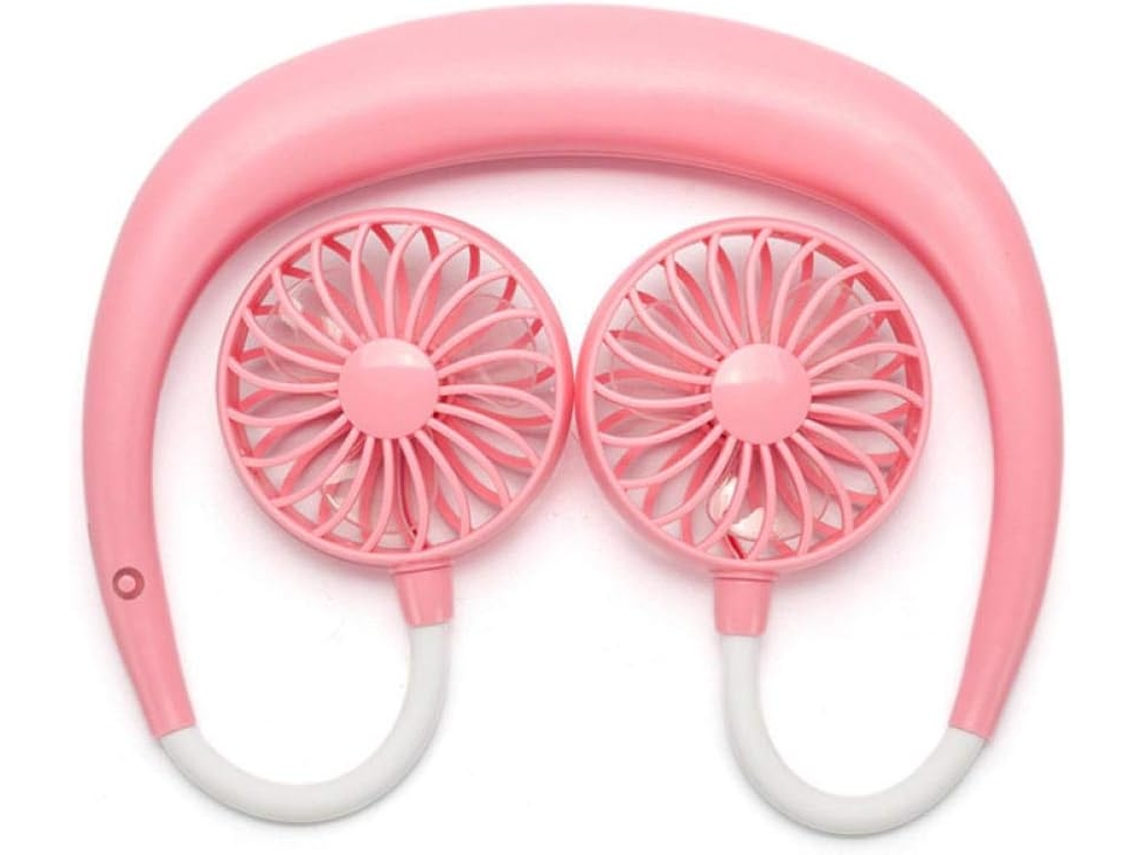 Ventilador USB de pescoço mini portátil S/MARCA, 360g, uso doméstico e externo