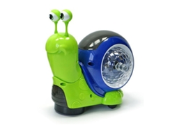Mali brinquedo Caracol Rastejante com Música Luzes Interativo Elétrico para Bebê Verde