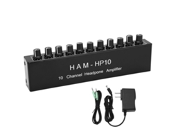 Amplificador E Divisor Áudio 10 Canais Controle Independente Plug Us
