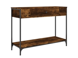 Console Table, Console Tables Vidaxl Marrom Madeira Processada (n/a)