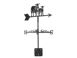Veia do Vento de Metal com Design de Animal para Jardim Casa Quintal