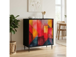 Vidaxl Buffet Heesch Carvalho Preto 69 X 33 X 76 Cm