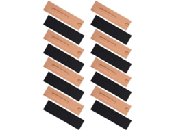 Conjunto De 30 Estojos Dobráveis Para Canetas Em Papel Kraft Preto E Natural.