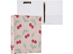 Pasta de 3 Argolas para Papel Tamanho Carta , Organizador Redondas com Prancheta, Suporte Pran (27,9 X 21,6 Cm)