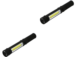 Conjunto De 2 Lanternas Led Com Base De Clipe, Multiuso Para Eletrônicos.