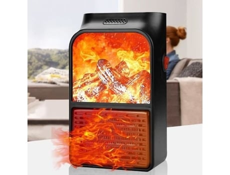 Aquecedor Elétrico Cerâmico MSD - 500W - Portátil e Montado na Parede - Controle Remoto MSD