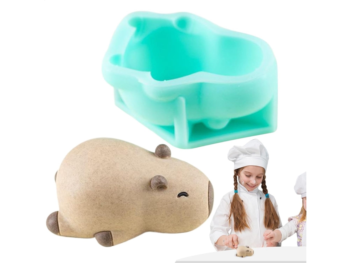 Moldes De Silicone Em Formato De Animais - Fácil De Desenformar