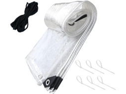 Chicken Coop Covers For Winter Clear Enclosure Wrap With Cords