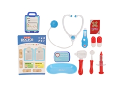 Kit De Brinquedos Médicos Com Estetoscópio Para Crianças Jogo De Fingir Médico Hospital Educativo