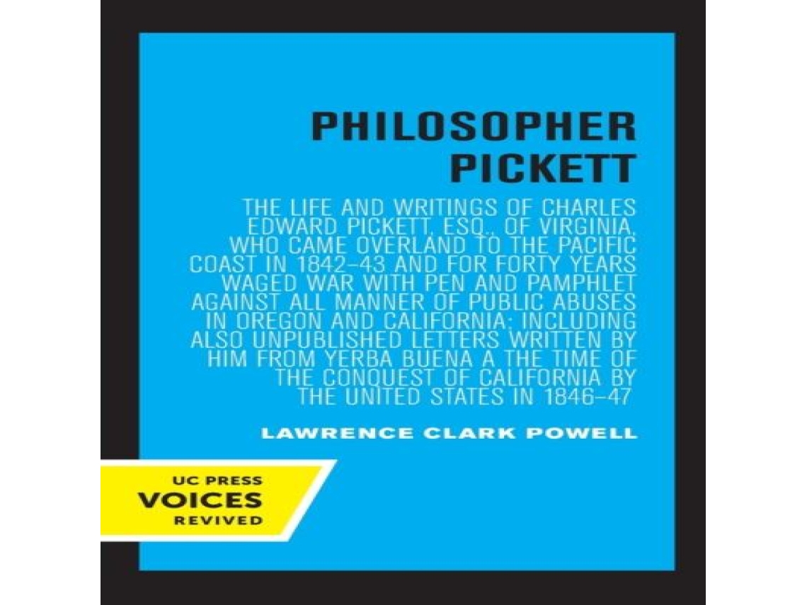 Livro Philosopher Pickett de Lawrence Clark Powell (Inglês)