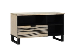 Vidaxl Unidades De Tv 80 X 33 X 46 Cm Branco Derivados De Madeira