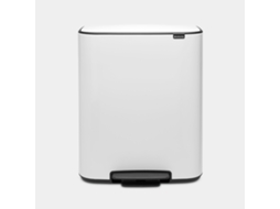 Pedal Bin 2X30L Branco 211447