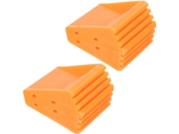 2. Protetores De Pés De Borracha Antiderrapantes, Conjunto De Acessórios Para Escada