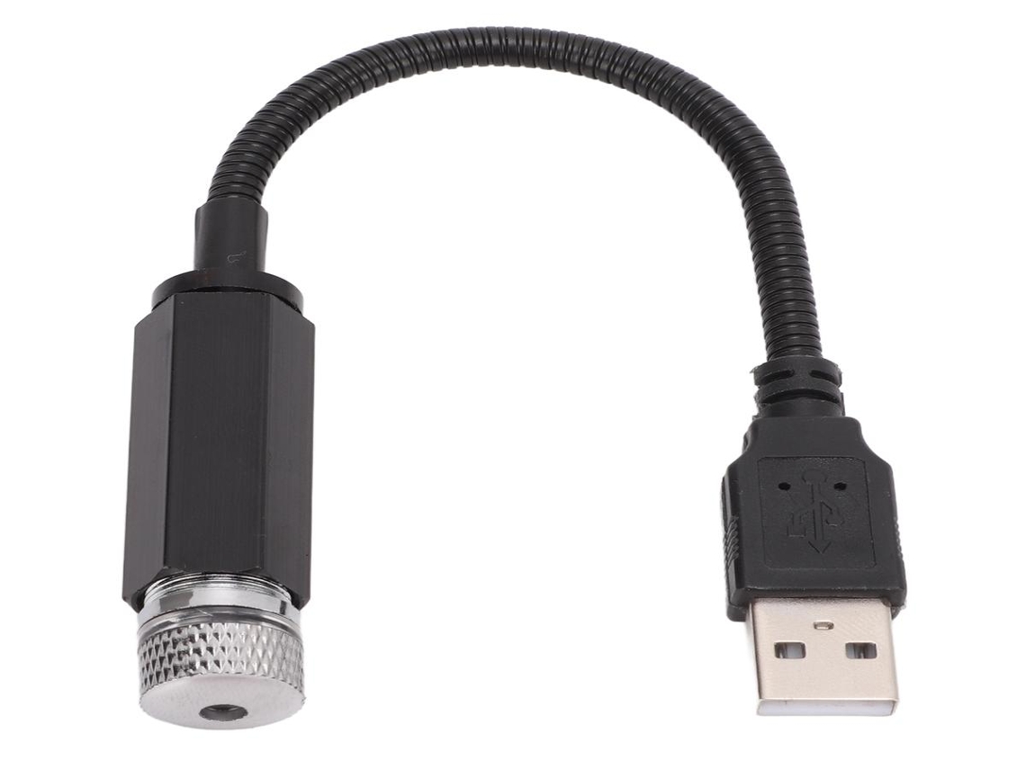Projetor LED USB Lurelia para carro, céu estrelado, modelo 2 azul