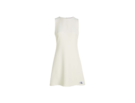 Vestido de Mulher CK JEANS Branco (XS)
