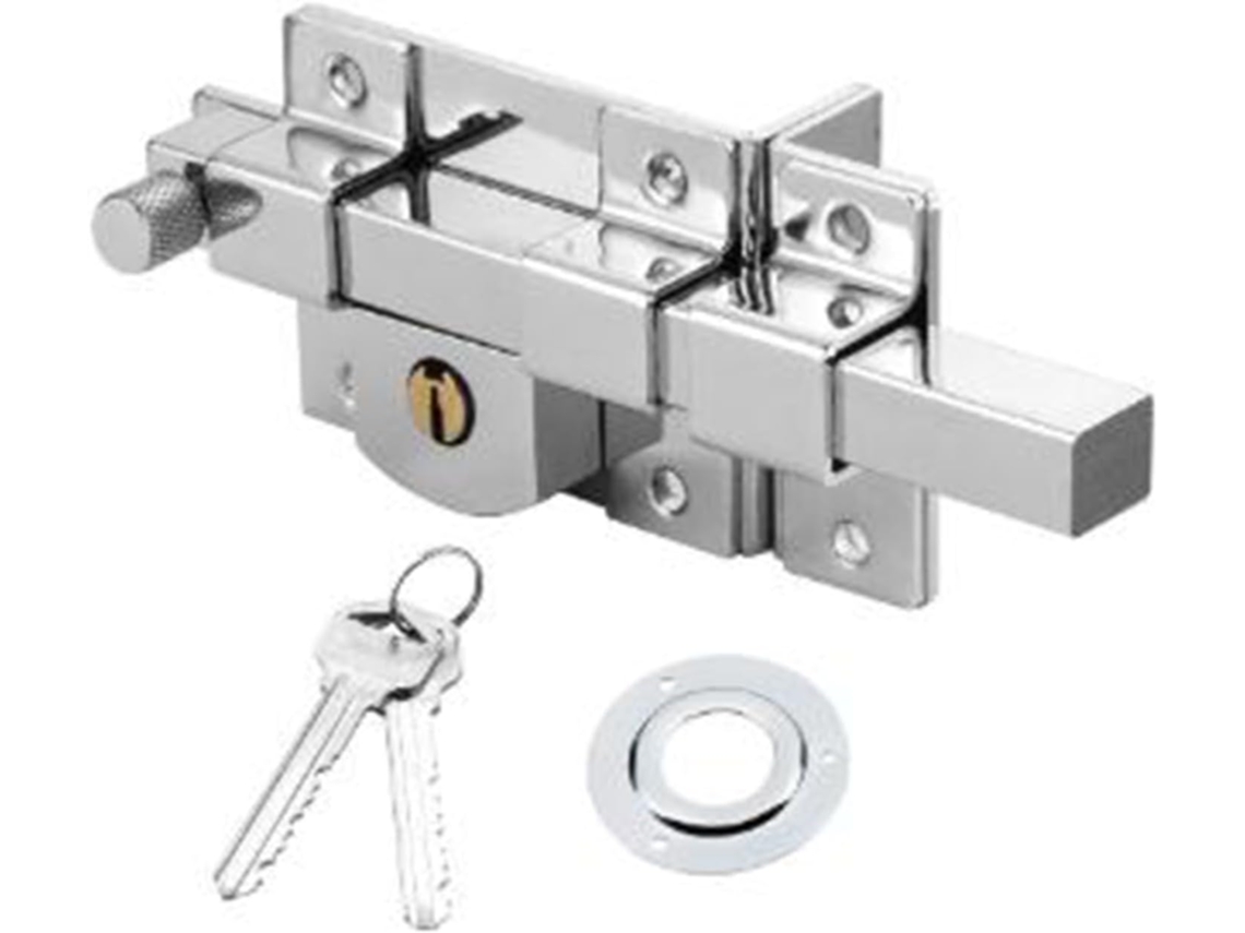 Fechadura Mecânica De Ferro Maciço Para Porta Externa, Estilo Antigo, Com 2 Chaves, Segurança Antirroubo Para Portão De