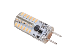 Lâmpada Silicone 2026 48led 3w 300lm Gy6.35 Bipin 12v para Lâmpada de Teto, Pendente (branca 2700k 3100k)
