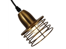 Luz Pendente Industrial 40W para Quarto Sala Café Restaurante | S/MARCA