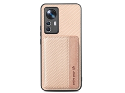 Capa Para Celular Com Suporte Para Cartão E Adesivo Magnético Na Parte Traseira, .damasco Kachi, Xiaomi 12 5g