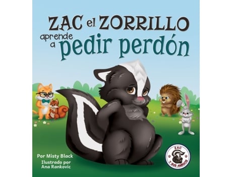 Livro Zac el Zorrillo aprende a pedir perdon de Misty Black (Espanhol)