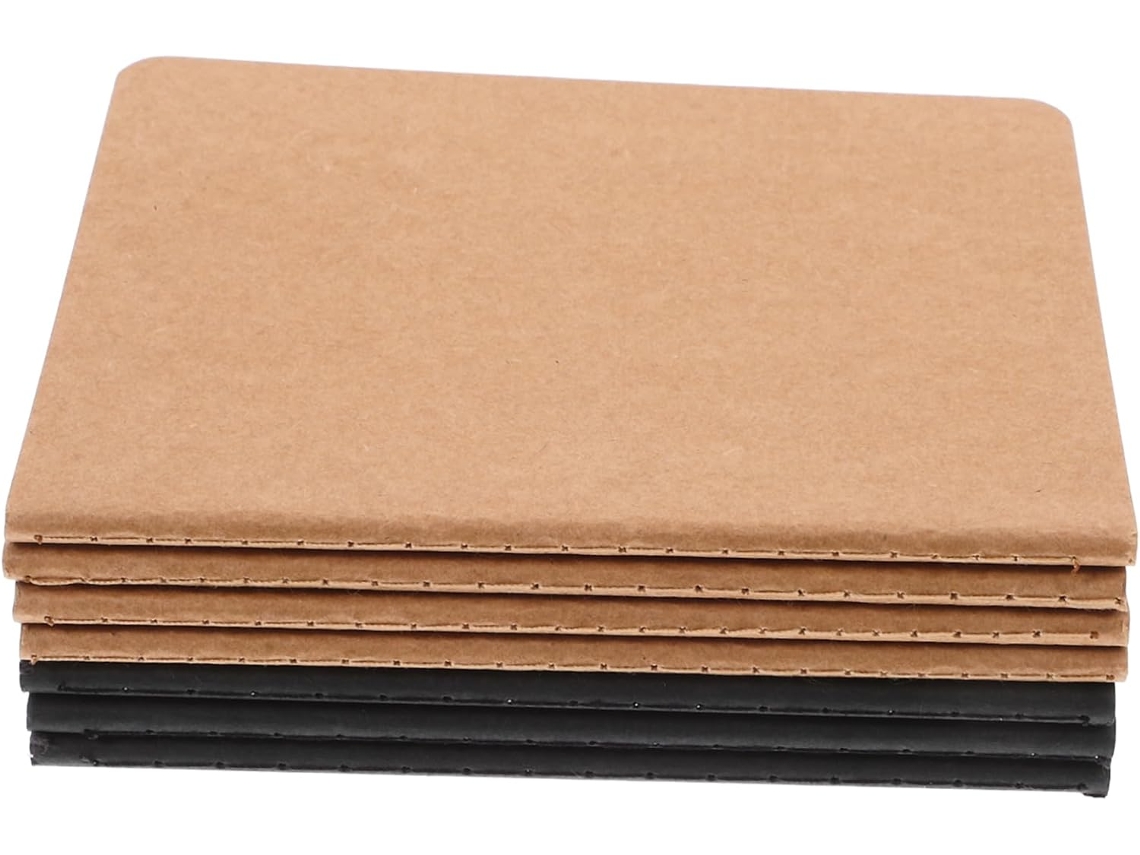 De 6 Cadernos De Viagem Em Branco Para Anotações, Leves E Ideais Para Estudantes E Viajantes, Com Gokoco